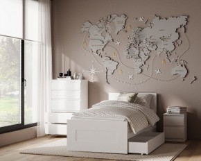 Комод КАСТОР с пятью ящиками, цвет белый в Полевском - polevskoy.ok-mebel.com | фото 3