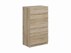 Комод КАСТОР с пятью ящиками, цвет Дуб Сонома в Полевском - polevskoy.ok-mebel.com | фото