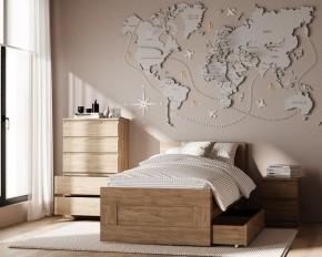 Комод КАСТОР с пятью ящиками, цвет Дуб Сонома в Полевском - polevskoy.ok-mebel.com | фото 3