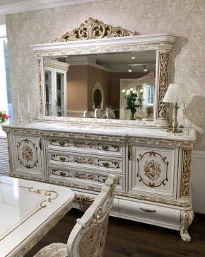 Комод с Зеркалом Алсу (белый глянец) в Полевском - polevskoy.ok-mebel.com | фото 6