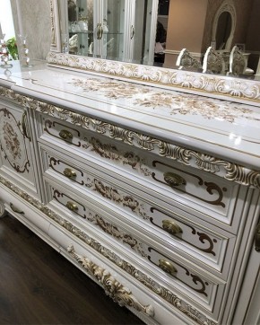 Комод с Зеркалом Алсу (белый глянец) в Полевском - polevskoy.ok-mebel.com | фото 7