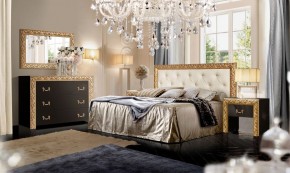 Комод Тиффани Premium черная/золото (ТФКМ-1(П) в Полевском - polevskoy.ok-mebel.com | фото 2