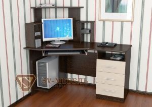 Компьютерный стол №3 в Полевском - polevskoy.ok-mebel.com | фото 1