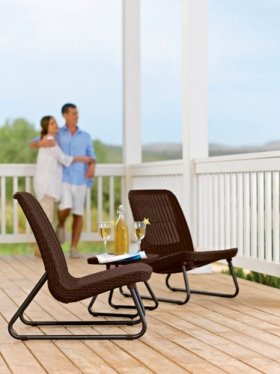 Комплект мебель Рио Патио (Rio Patio set) виски-коричневый в Полевском - polevskoy.ok-mebel.com | фото 3