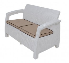 Комплект уличной мебели Yalta Premium Terrace Set (Ялта) белый (+подушки под спину) в Полевском - polevskoy.ok-mebel.com | фото 2