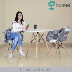 Кресло Barneo N-14 Patchwork черно-белый в Полевском - polevskoy.ok-mebel.com | фото 3