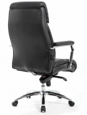 Кресло BRABIX PREMIUM "Phaeton EX-502" (кожа с компаньоном, хром, черное) 530882 в Полевском - polevskoy.ok-mebel.com | фото 4