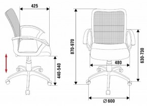 Кресло Бюрократ CH-590SL/BLACK в Полевском - polevskoy.ok-mebel.com | фото 4