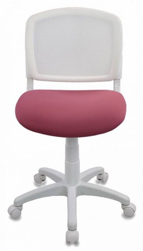 Кресло детское Бюрократ CH-W296NX/26-31 белый TW-15 розовый 26-31 в Полевском - polevskoy.ok-mebel.com | фото 3