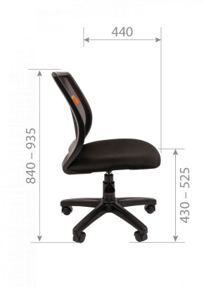 Кресло для оператора CHAIRMAN 699 Б/Л (ткань стандарт/сетка TW-01) в Полевском - polevskoy.ok-mebel.com | фото 7