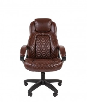 Кресло для руководителя  CHAIRMAN 432 (Экокожа коричневая) в Полевском - polevskoy.ok-mebel.com | фото 2