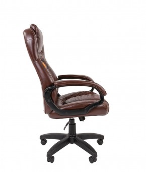 Кресло для руководителя  CHAIRMAN 432 (Экокожа коричневая) в Полевском - polevskoy.ok-mebel.com | фото 3