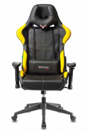 Кресло игровое Бюрократ VIKING 5 AERO YELLOW черный/желтый в Полевском - polevskoy.ok-mebel.com | фото 3