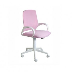 Кресло Ирис White сетка/ткань розовая в Полевском - polevskoy.ok-mebel.com | фото