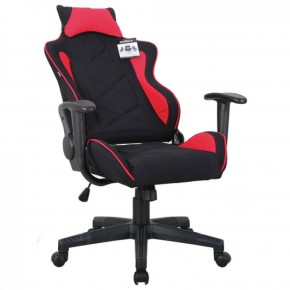 Кресло компьютерное BRABIX GT Racer GM-101 + подушка (ткань) черное/красное (531820) в Полевском - polevskoy.ok-mebel.com | фото 4