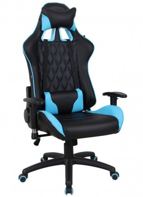 Кресло компьютерное BRABIX "GT Master GM-110" (черное/голубое) 531928 в Полевском - polevskoy.ok-mebel.com | фото