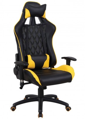 Кресло компьютерное BRABIX "GT Master GM-110" (черное/желтое) 531927 в Полевском - polevskoy.ok-mebel.com | фото