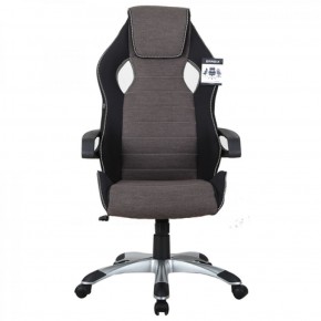 Кресло компьютерное BRABIX Techno GM-002 (ткань) черное/серое, вставки белые (531815) в Полевском - polevskoy.ok-mebel.com | фото 3