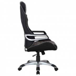 Кресло компьютерное BRABIX Techno GM-002 (ткань) черное/серое, вставки белые (531815) в Полевском - polevskoy.ok-mebel.com | фото 4