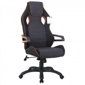 Кресло компьютерное BRABIX Techno Pro GM-003 (ткань черное/серое, вставки оранжевые) 531813 в Полевском - polevskoy.ok-mebel.com | фото 1