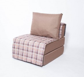 Кресло-кровать бескаркасное Харви (коричневый-квадро беж) в Полевском - polevskoy.ok-mebel.com | фото