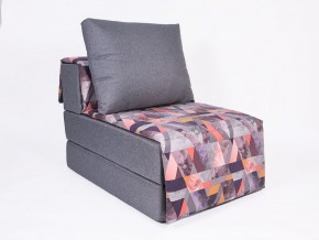 Кресло-кровать бескаркасное Харви (серый-сноу манго) в Полевском - polevskoy.ok-mebel.com | фото