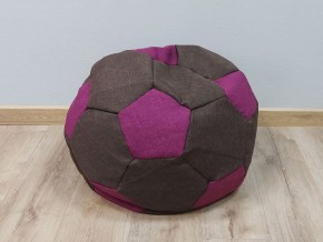 Кресло-мешок Мяч S (Savana Chocolate-Savana Berry) в Полевском - polevskoy.ok-mebel.com | фото 1