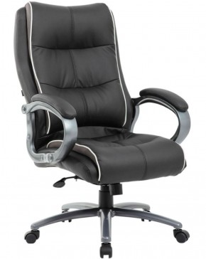 Кресло офисное BRABIX PREMIUM "Strong HD-009" (экокожа черная, ткань серая) 531945 в Полевском - polevskoy.ok-mebel.com | фото