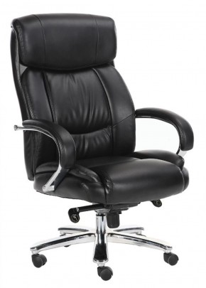 Кресло офисное BRABIX "Direct EX-580" (хром/рециклированная кожа/черное) 531824 в Полевском - polevskoy.ok-mebel.com | фото