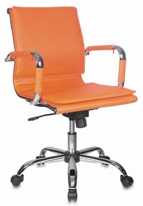 Кресло руководителя Бюрократ CH-993-LOW/ORANGE оранжевый в Полевском - polevskoy.ok-mebel.com | фото 1