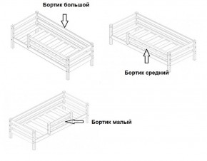 Кровать 2-х ярусная Сонечка с бортиками (лестница наклонная) в Полевском - polevskoy.ok-mebel.com | фото 4