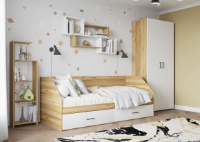 Кровать 800/2 ящика Лайт с настилом ЛДСП в Полевском - polevskoy.ok-mebel.com | фото 3