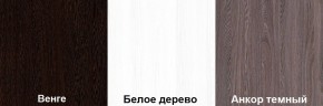 Кровать-чердак Пионер 1 (800*1900) Белое дерево, Анкор темный, Венге в Полевском - polevskoy.ok-mebel.com | фото 3