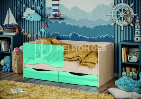 Кровать Дельфин-2 МДФ (фасад 3D) 1600 в Полевском - polevskoy.ok-mebel.com | фото 8