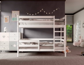 Кровать двухъярусная без крыши 80*190 Белый в Полевском - polevskoy.ok-mebel.com | фото 2
