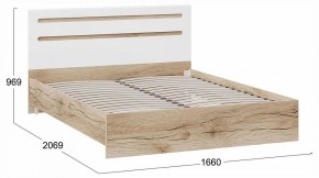 Кровать двуспальная Фьюжн ТД-260.01.03 в Полевском - polevskoy.ok-mebel.com | фото 3