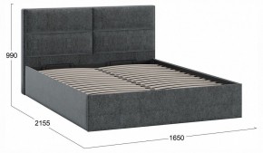 Кровать двуспальная Глосс с ПМ Тип 1 в Полевском - polevskoy.ok-mebel.com | фото 4