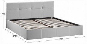 Кровать двуспальная Лора с ПМ в Полевском - polevskoy.ok-mebel.com | фото 4