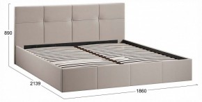 Кровать двуспальная Лора с ПМ в Полевском - polevskoy.ok-mebel.com | фото 4