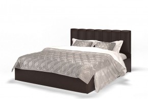 Кровать Элен 1600 + основание с ПМ (Лесмо brown) коричневый в Полевском - polevskoy.ok-mebel.com | фото