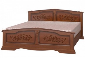 ЕЛЕНА Кровать из массива 1800 (Орех) в Полевском - polevskoy.ok-mebel.com | фото