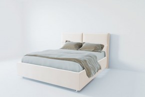 Кровать Корсика с ПМ 1200 (экокожа белая) в Полевском - polevskoy.ok-mebel.com | фото 2