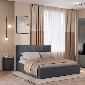 Кровать Линда КР-16 (Графит) 1600 в Полевском - polevskoy.ok-mebel.com | фото 2