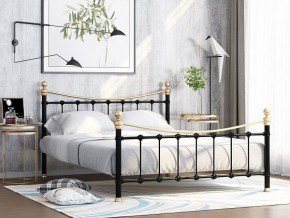 Кровать металлическая "Эльда" Черный/Золото в Полевском - polevskoy.ok-mebel.com | фото
