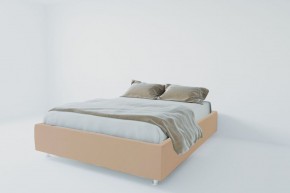 Кровать Подиум с ортопедическим основанием 800 (велюр светло-серый) в Полевском - polevskoy.ok-mebel.com | фото
