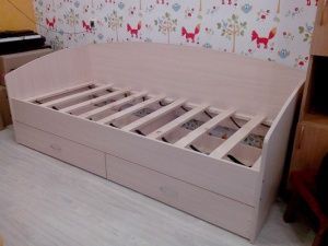 Кровать Соло-софа 1 с ящиками в Полевском - polevskoy.ok-mebel.com | фото 2