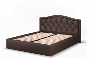 Кровать Стелла 1200 + Основание (Лесмо brown) коричневый в Полевском - polevskoy.ok-mebel.com | фото 3
