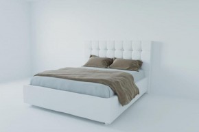 Кровать Венеция без основания 800 (экокожа белая) в Полевском - polevskoy.ok-mebel.com | фото