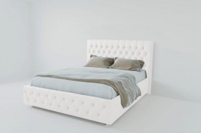 Кровать Версаль 1200 без основания (экокожа белый) в Полевском - polevskoy.ok-mebel.com | фото