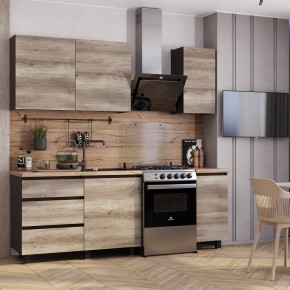 Кухня Энигма 1.6 м (венге/дуб каньон) в Полевском - polevskoy.ok-mebel.com | фото